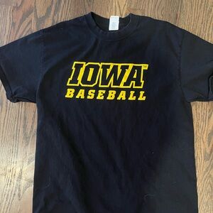 Iowa Hawkeyes Baseball Cotton T- Shirt